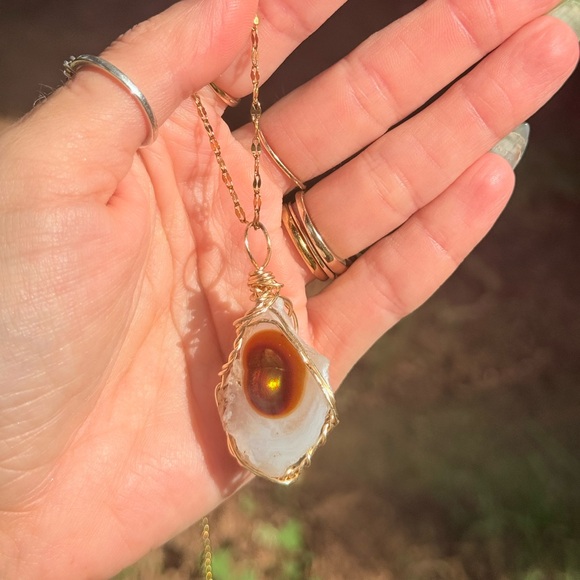 Jewelry - 1 time find ✨Very rare fire opal statement necklace